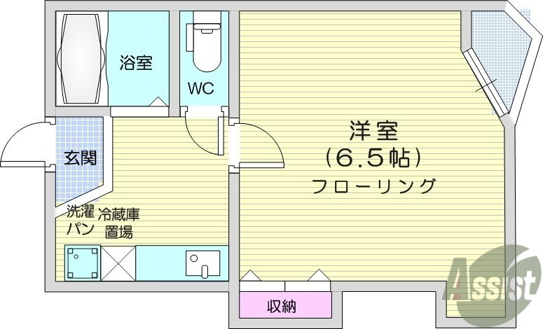 宮城県仙台市青葉区高松１ 東照宮駅 1K アパート 賃貸物件詳細