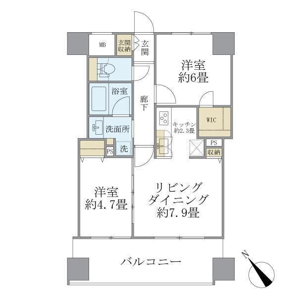 東京都豊島区南長崎５ 東長崎駅 2LDK マンション 賃貸物件詳細