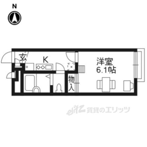 京都府京都市南区吉祥院這登西町 西大路駅 1K アパート 賃貸物件詳細