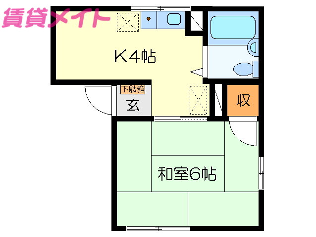 アーバン８８ 2階 1K 賃貸物件詳細