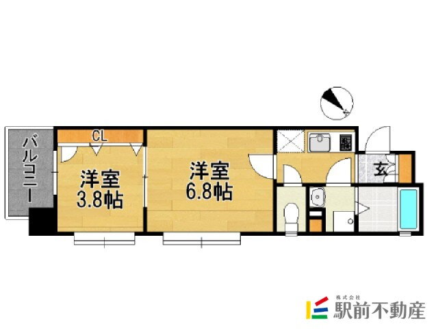 福岡県福岡市博多区博多駅前３ 祇園駅 2K マンション 賃貸物件詳細