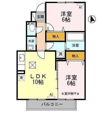 山形県山形市江俣２ 山形駅 2LDK アパート 賃貸物件詳細