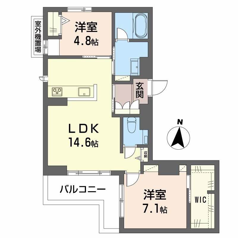 岡山県倉敷市石見町 倉敷駅 2LDK マンション 賃貸物件詳細