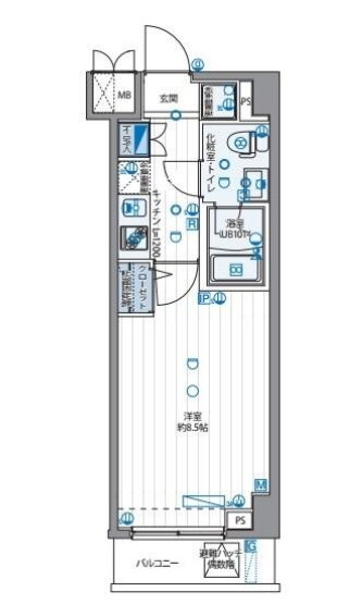 東京都江東区住吉１ 菊川駅 1K マンション 賃貸物件詳細