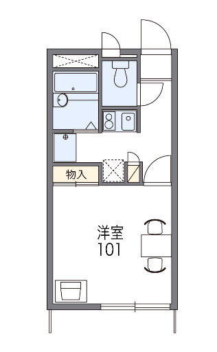 ソレーユ 1階 1K 賃貸物件詳細