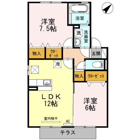 福岡県久留米市高良内町 久留米大学前駅 2LDK アパート 賃貸物件詳細