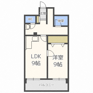 北海道札幌市中央区南二十二条西８ 東屯田通駅 1LDK マンション 賃貸物件詳細