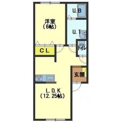 北海道函館市深堀町 駒場車庫前駅 1LDK アパート 賃貸物件詳細
