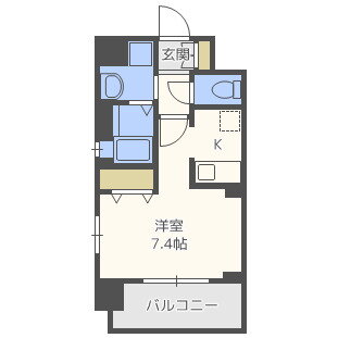 レオンコンフォート新梅田 7階 1K 賃貸物件詳細