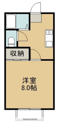 岡山県倉敷市中庄 中庄駅 1K アパート 賃貸物件詳細