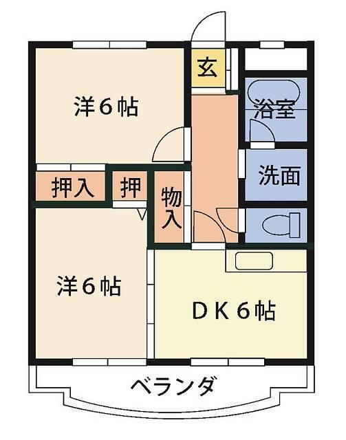 エール・アヴェニュー 3階 2DK 賃貸物件詳細