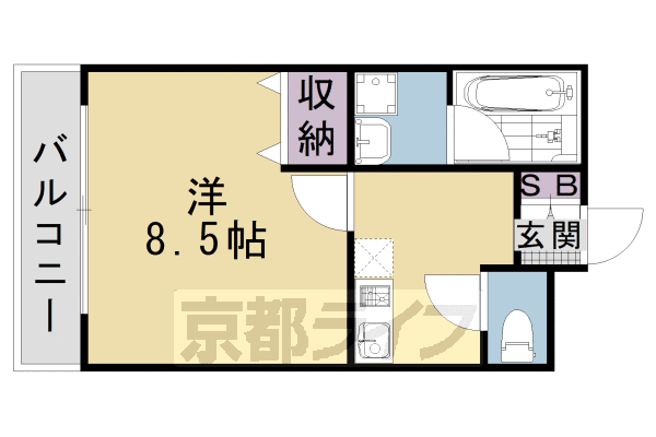 京都府京都市左京区北門前町 東山駅 1K マンション 賃貸物件詳細