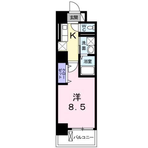 大阪府大阪市北区大淀中３ 福島駅 1K マンション 賃貸物件詳細