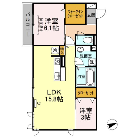 広島県福山市川口町２ 福山駅 2LDK アパート 賃貸物件詳細