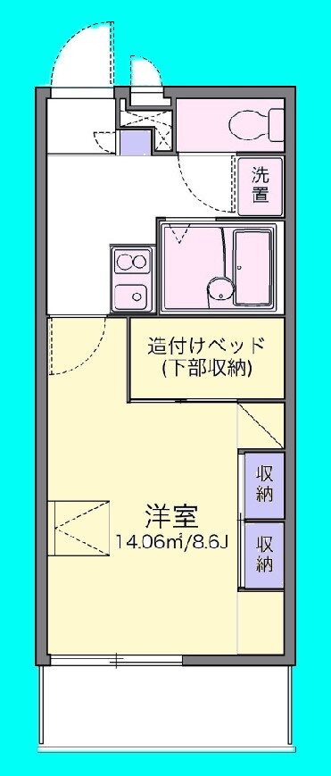 ＴｈｅＯ 1階 1K 賃貸物件詳細