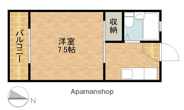 静岡県浜松市中央区布橋３ 浜松駅 1K マンション 賃貸物件詳細