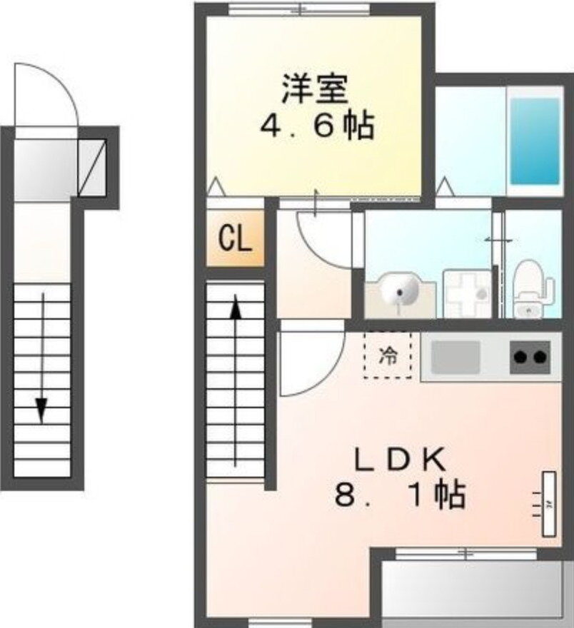 千葉県市川市菅野５ 本八幡駅 1LDK アパート 賃貸物件詳細