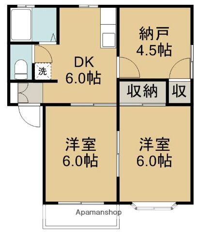 宮城県仙台市宮城野区原町５ 陸前原ノ町駅 2SDK アパート 賃貸物件詳細