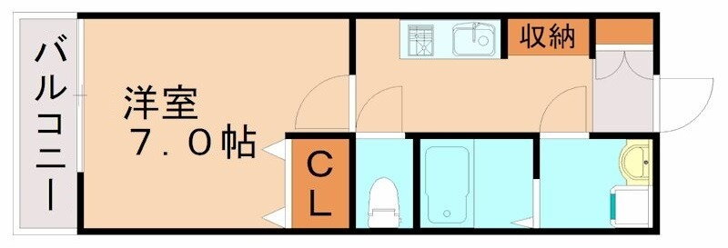 福岡県福岡市城南区西片江１ 福大前駅 1K アパート 賃貸物件詳細