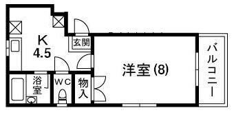 静岡県浜松市中央区北寺島町 浜松駅 1K マンション 賃貸物件詳細