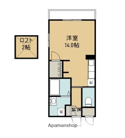 アンパサージュ 7階 ワンルーム 賃貸物件詳細