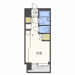 北海道札幌市中央区南四条西１０ 西１１丁目駅 1K マンション 賃貸物件詳細