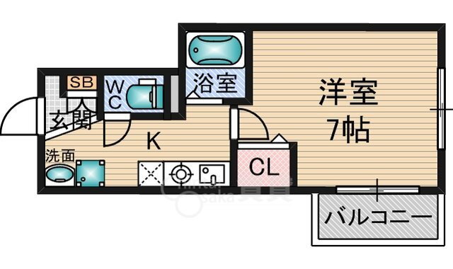 大阪府大阪市淀川区西中島１ 西中島南方駅 1K アパート 賃貸物件詳細