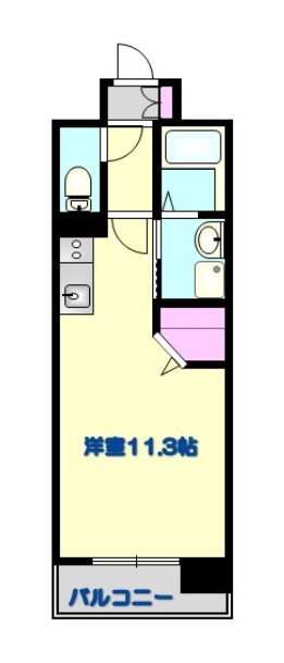 サムティ熊本Ｒｉｏ　ｂｒａｎｃｏ 8階 ワンルーム 賃貸物件詳細