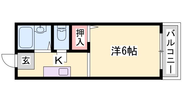 兵庫県姫路市田寺３ 播磨高岡駅 1K アパート 賃貸物件詳細