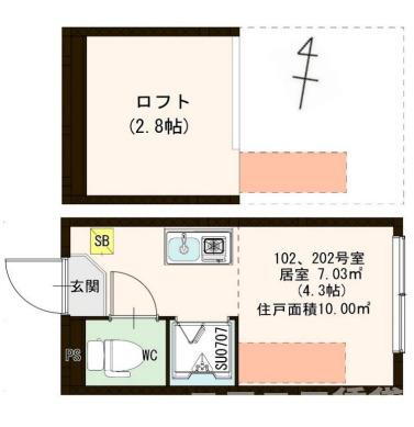 ハーモニーテラス西ヶ原ＩＩ 1階 ワンルーム 賃貸物件詳細