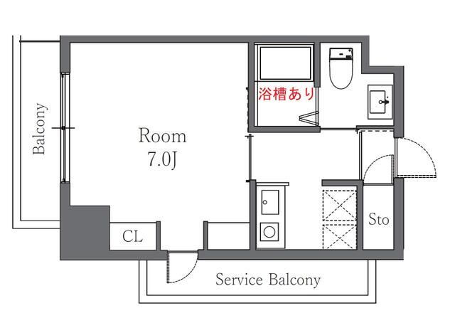 東京都港区芝３ 三田駅 1K マンション 賃貸物件詳細