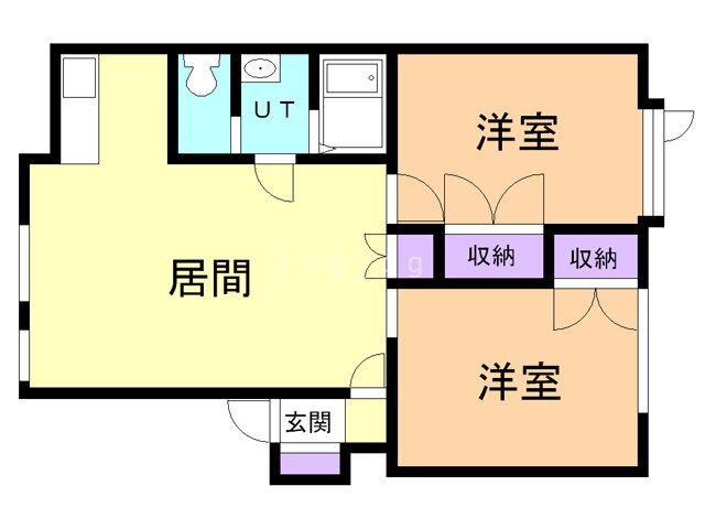 北海道釧路郡釧路町国誉３ 2LDK アパート 賃貸物件詳細