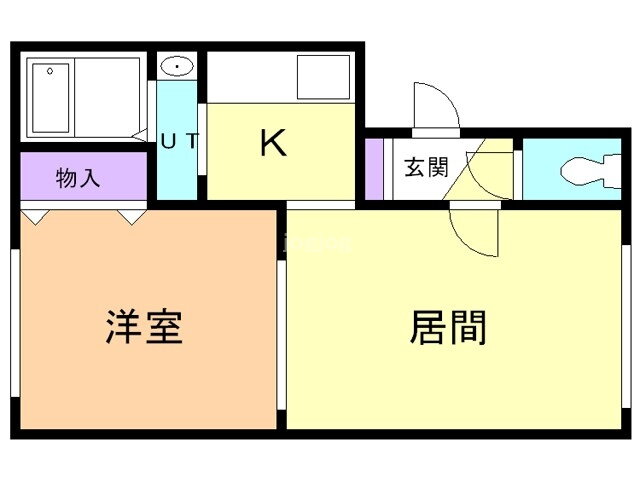 北海道北見市美芳町２ 1LDK マンション 賃貸物件詳細
