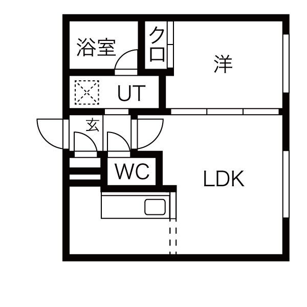 北海道札幌市白石区本郷通１３丁目南 南郷１３丁目駅 1LDK マンション 賃貸物件詳細