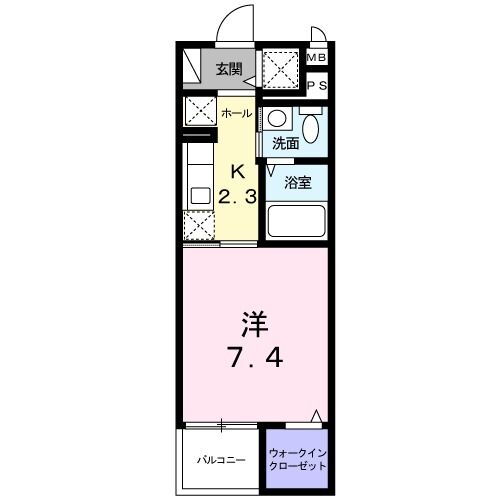 埼玉県熊谷市新堀 籠原駅 1K マンション 賃貸物件詳細