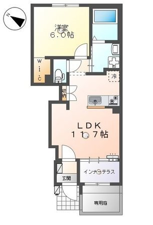 福岡県北九州市小倉北区原町１ 西小倉駅 1LDK アパート 賃貸物件詳細