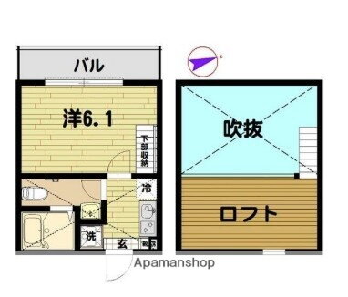 神奈川県横浜市緑区長津田７ 長津田駅 1K アパート 賃貸物件詳細