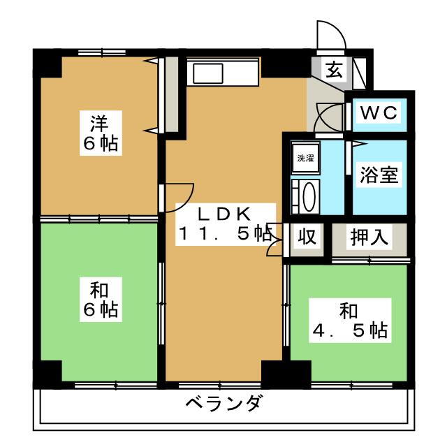 栃木県宇都宮市東宿郷３ 宇都宮駅 3LDK マンション 賃貸物件詳細