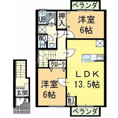 徳島県小松島市金磯町 阿波赤石駅 2LDK アパート 賃貸物件詳細