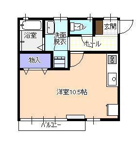 ベルゾーネ神町 2階 ワンルーム 賃貸物件詳細