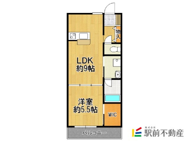 福岡県筑紫野市原田５ 原田駅 1LDK アパート 賃貸物件詳細