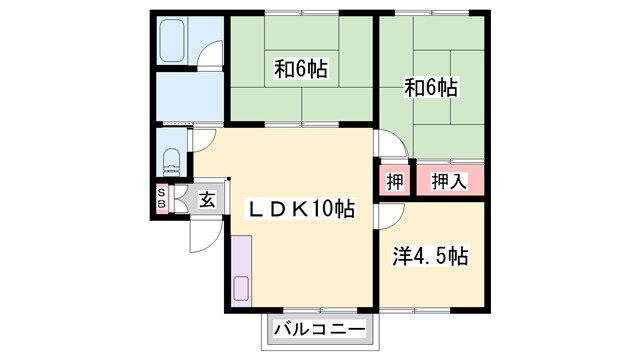 兵庫県姫路市飾磨区阿成鹿古 妻鹿駅 3LDK アパート 賃貸物件詳細