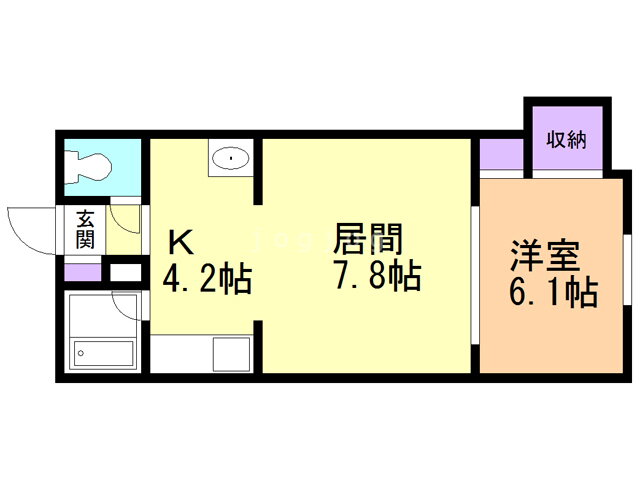 ノースシティ麻生 3階 1LDK 賃貸物件詳細