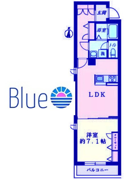 神奈川県横浜市神奈川区二ツ谷町 東神奈川駅 1LDK マンション 賃貸物件詳細