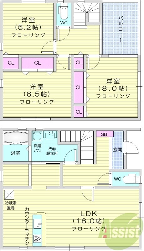 宮城県仙台市青葉区滝道 北山駅 3LDK 一戸建て 賃貸物件詳細