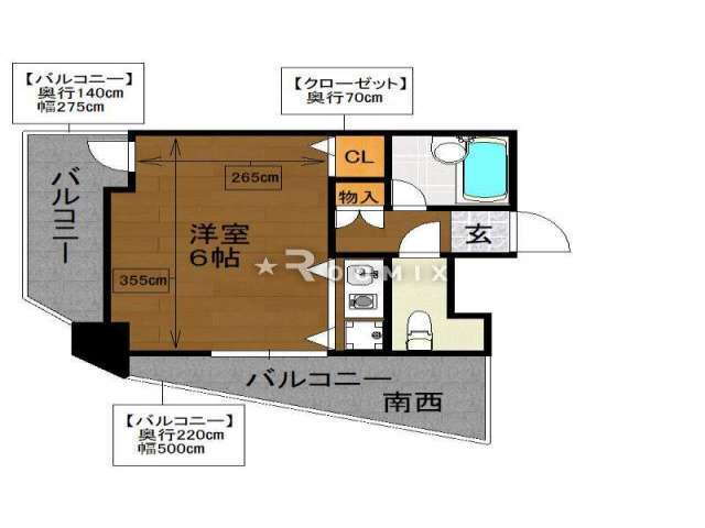 福岡県福岡市博多区美野島３ 高宮駅 1K マンション 賃貸物件詳細