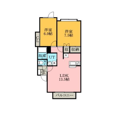 北海道札幌市白石区菊水上町一条１ 苗穂駅 2LDK アパート 賃貸物件詳細
