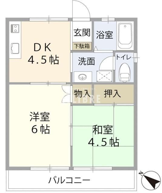東京都立川市栄町６ 泉体育館駅 2K アパート 賃貸物件詳細
