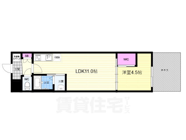 京都府京都市南区八条源町 西大路駅 1LDK マンション 賃貸物件詳細