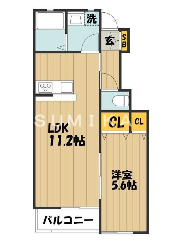 岡山県岡山市北区平野 庭瀬駅 1LDK アパート 賃貸物件詳細